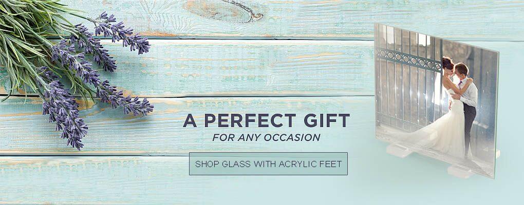 Shop Flat Glass with Acrylic Feet